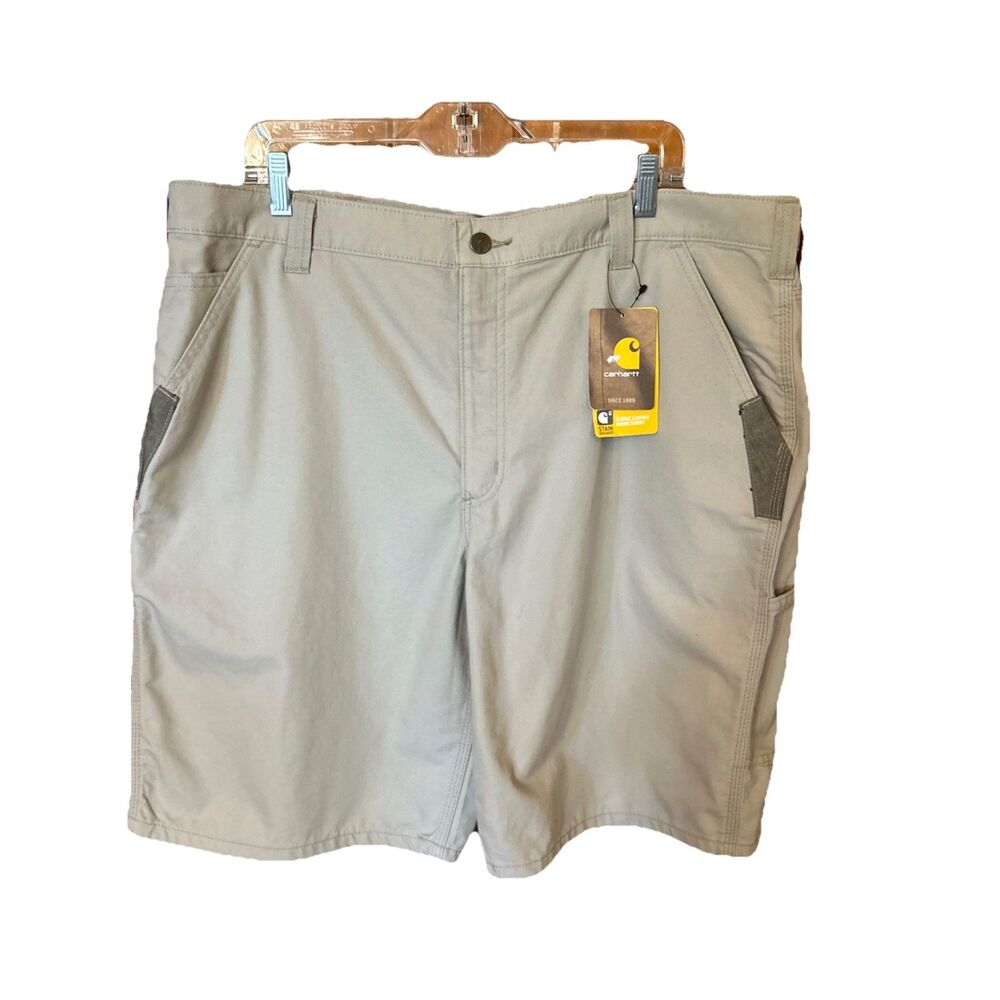 NEW Carhartt Canvas Work Short 40” Waist Rugged Flex Relaxed Fit 10” Inseam